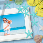 Framendino, 30 Pack Cute Seashells Starfish Decor Small Finger Resin Ornaments for Wedding Beach Theme Party DIY Crafts Home Fish Tank Decoration