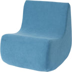 Toddler Chair, Comfy Kids Sofa Chair for Playroom, Supportive Toddler Couch for Boys and Girls with Washable Cover, Small Kids Furniture Sofa for Baby Gift (L-Shape-Blue)