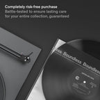 Boundless Audio Vinyl Record Sleeves - 100 x Premium Vinyl Inner Sleeves with Anti-Static Rice Paper & HDPE - Archival 3-Layer Record Covers for 12" LPs - Acid-Free Polylined Album Covers for Storage