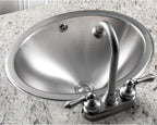 Houzer Opus Stainless Steel Bathroom Sink - 18 Inch Undermount Oval Bowl without Overflow, Durable & Versatile, Essential for Home & Apartment, Nested 10-Pack - CHT-1800-10