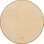 Flash Furniture Lars 30" Round Cocktail Table with 30" and 42" Columns, Adjustable Standard or Bar Height Round Table for Events or Home Use, Natural