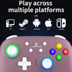 RG P01 Wireless Gaming Controller Compatible with Switch Game Controllers RG P01 2.5G Controller Gamepad for Bluetooth/PC/Steam/iOS/Android/Switch Hall Effect RGB Lights [android,ios,nintendo_switch,windows]