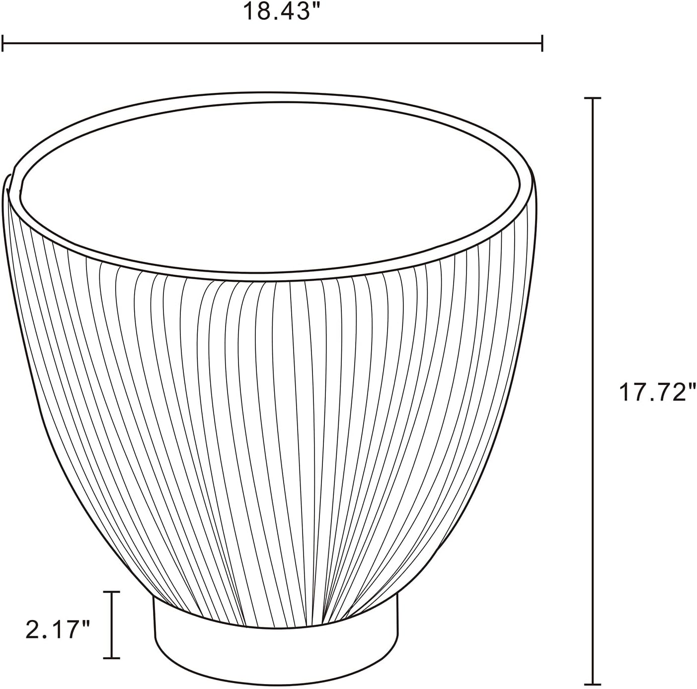 End Table in Gray