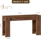 71" Extra Long Console Table, Wood Farmhouse Entryway Table, Behind Couch, Hallway, Foyer, Narrow Sofa Tables for Front Door