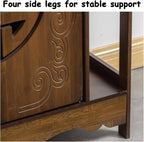 Bamboo Buddha Altar Table - Personal Shrine Cabinet for Meditation, Relaxation, and Worship - Chinese Design with Storage(140x40x108cm/55.1"x15.7"x42.5")