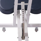 Master Massage Healthy-Star-Program Steel Posture Kneeling Chair with Back Support for Office –Metal Folding Posture Chair, Cream