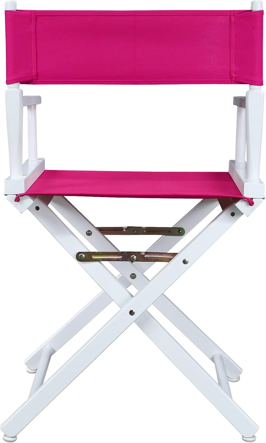 Casual Home 200-01/021-30 Director Chair 18" - Classic Height WhiteFrame/Magenta Canvas