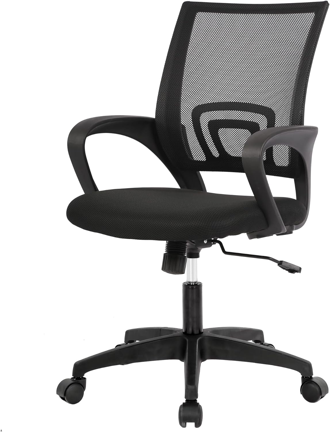 PayLessHere Home Office Chair Desk Computer Chair Adjustable Ergonomic Lumbar Support Armrest Executive with High Density Mesh 360 Degree Swivel Chair for Men Women Adults, Black