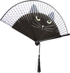 Bamboo Folding Fan, Portable Hand Held Japanese Style Fan with Natural Material, for Cooling Dancing Wedding Party Stage Performance Gift