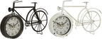 Deco 79 Metal Bike Clock, Set of 2 15"W, 9"H, Black