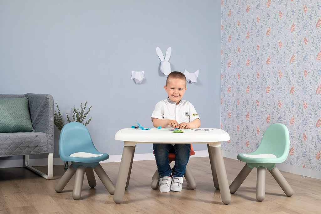 Smoby - Kid Table - Furniture for Children - from 18 Months - Indoor and Outdoor - White - 880405