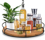 Lazy Susan Turntable Organizer for Cabinet Pantry Kitchen Countertop Computer Cupboard, 14 inch