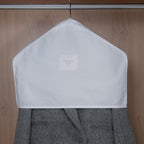 Hayden Hill Luxury Organic Cotton Shoulder Covers - Set of 3 - Clothes Protectors For Hanging Clothes - Dust Covers for Jackets, Clothing and Closet - Carbon Neutral