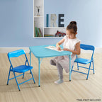 Heritage Kids Padded Folding Chair for Kids, Set of 2, Blue, Ages 3+