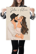 NudoHome Personalized Custom Realistic Portrait – Hand-Drawn from Your Photo | Gift for Mother’s Day, Father’s Day, Christmas, Birthdays, and Anniversaries, gift