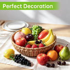 30 Pcs Fake Fruit Pack, Artificial Fruit for Party, Plastic Fruits Table Centrepieces Decoration Home Kitchen, Frutas Artificiales Decorativas, Apple Bananas