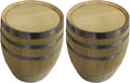 (Set of 2) - 5 Gallon New White Oak Barrel For Aging Whiskey, Bourbon, Wine, Cider, Beer Or As Decor