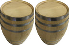 (Set of 2) - 5 Gallon New White Oak Barrel For Aging Whiskey, Bourbon, Wine, Cider, Beer Or As Decor