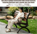 Park Benches for Outside, Outside Benches Weather Proof, Weather Resistant and Weatherproof, Suitable for Courtyards, Porches, Poolside Areas, and Parks.(A Upgraded,150cm)