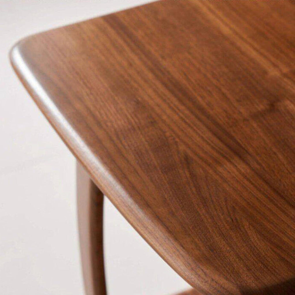 2-Tier C Shaped End Table, Wood Side Table TV Tray Table Couch Table that Slide Under for Small Space, Living Room, Bedroom