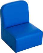 Qaba 2-in-1 Multifunctional Kids Sofa Convertible Table and Chair Set for Boys Girls, Blue
