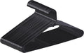 ZenStyle 100 Pack Standard Size White Plastic Hangers for Clothes Lightweight Space Saving Tubular Clothing Hangers (Black)