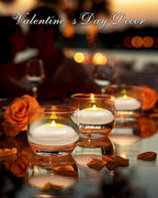 Homemory 24 Pack 3” Flameless Led Floating Candles, 200 Hour White Battery Operate Waterproof Tealights for Cylinder Vases, Centerpieces at Wedding Decor, Party, Pool