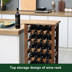 everous 28-Bottle Wine Rack, 7-Tier | Acacia Wood, Freestanding, Organizer