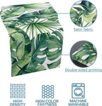 Tropical Monstera Leaves Bed Runners Country Botanical Palm Leaf Green Bed Throws for Foot of Beds, Decorative Bedrunners & Scarves Luxury Bedding End Blanket Protector Slipcover Home, 71"x20"