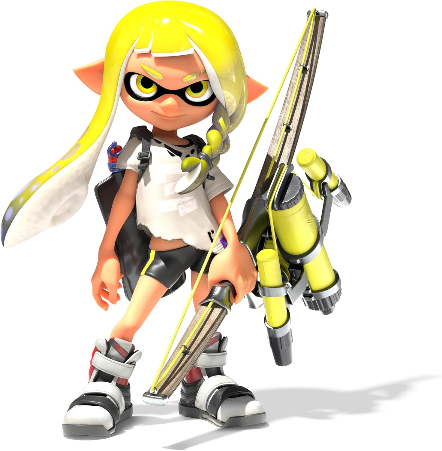 Amiibo Octaling (Bleu) + Inkling (Jaune) + Salmioche