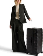 TUMI - 19 Degree Large Trunk - 4-Wheeled Durable Hard Shell Checked Luggage - TSA Lock - 31.3" X 15.8" X 14.8" - Black Texture