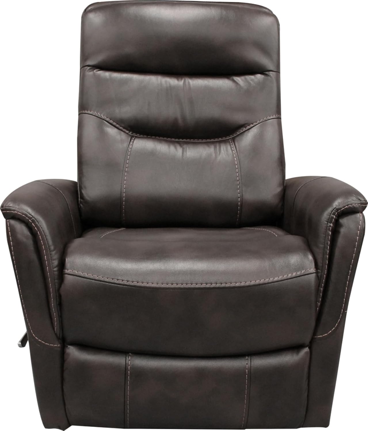 Parker Living Gemini - Truffle Swivel Recliner Chair Comfortable Nursery Glider Recliner Nursing Armchair with 90% Polyester 10% PU Upholstery Cozy Seat for Adults