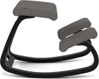 Varier Variable Black/Grey Ergonomic Office Kneeling Chair for Desk – Back Pain Relief, Rocking Seat for Home, Study & Posture Support – 10 Year Quality Guarantee