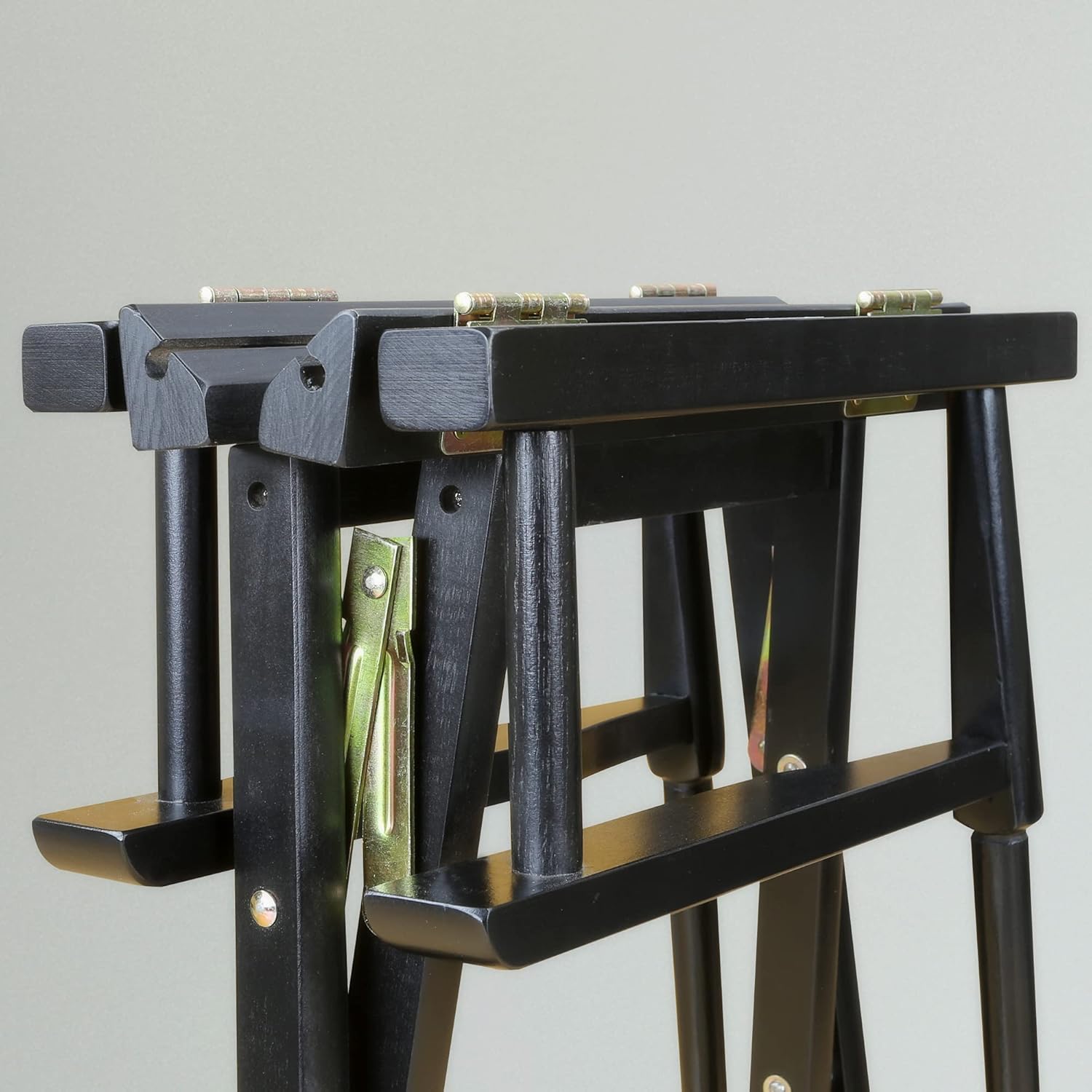 Casual Home Director's Chair,Black Frame/Black Canvas,18" - Classic Height