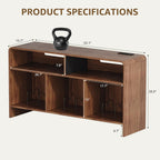 Record Player Stand with Vinyl Storage Cabinet, Turtable Stand Table with Charging Station, Curved Vinyl Record Cabinet for Living Room, Holds Up to 350 Albums