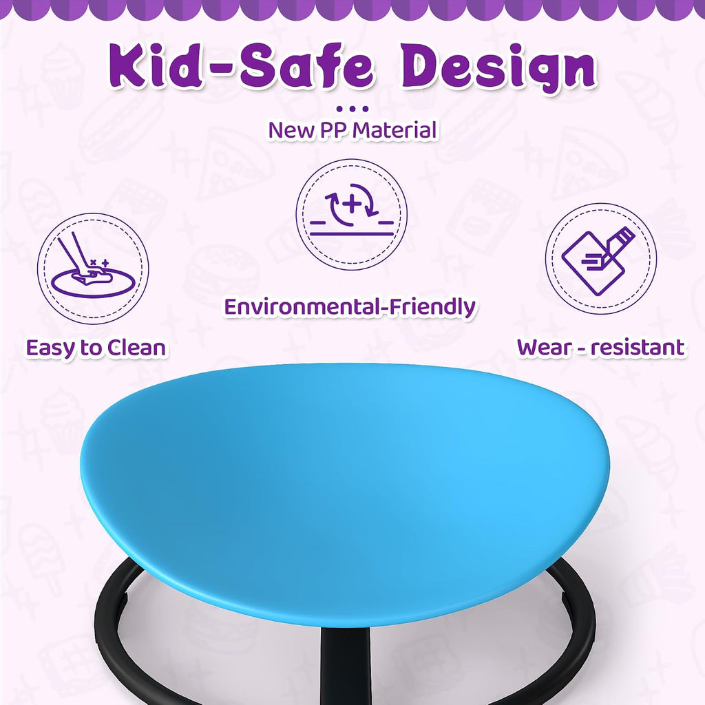 Murago Sensory Spinning Chair for Autistic Kids, Sensory Chair for ADHD Teens, 360 Rotation, Heavy Duty 220 Lb. Capacity, Blue