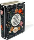 LIFFY Book Vase for Flower Decorative Ceramic Vases Cute Home Decor for Bookshelf Dining Table Desk Office Home Decor Unique Vase for Book Lovers (6.5")