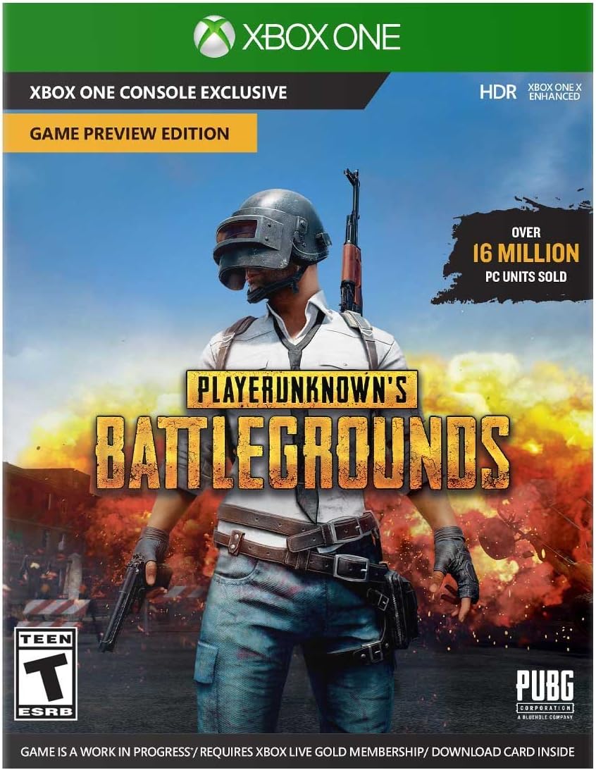 Xbox One S 1TB Console – PLAYERUNKNOWN’S BATTLEGROUNDS Bundle [Discontinued] (Renewed)