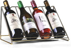 Wine Bottle Display Shelf,Wine Storage Rack, Liquor Bottle Display Shelf, Bar Kitchen Small Wine Rack for Bar Family