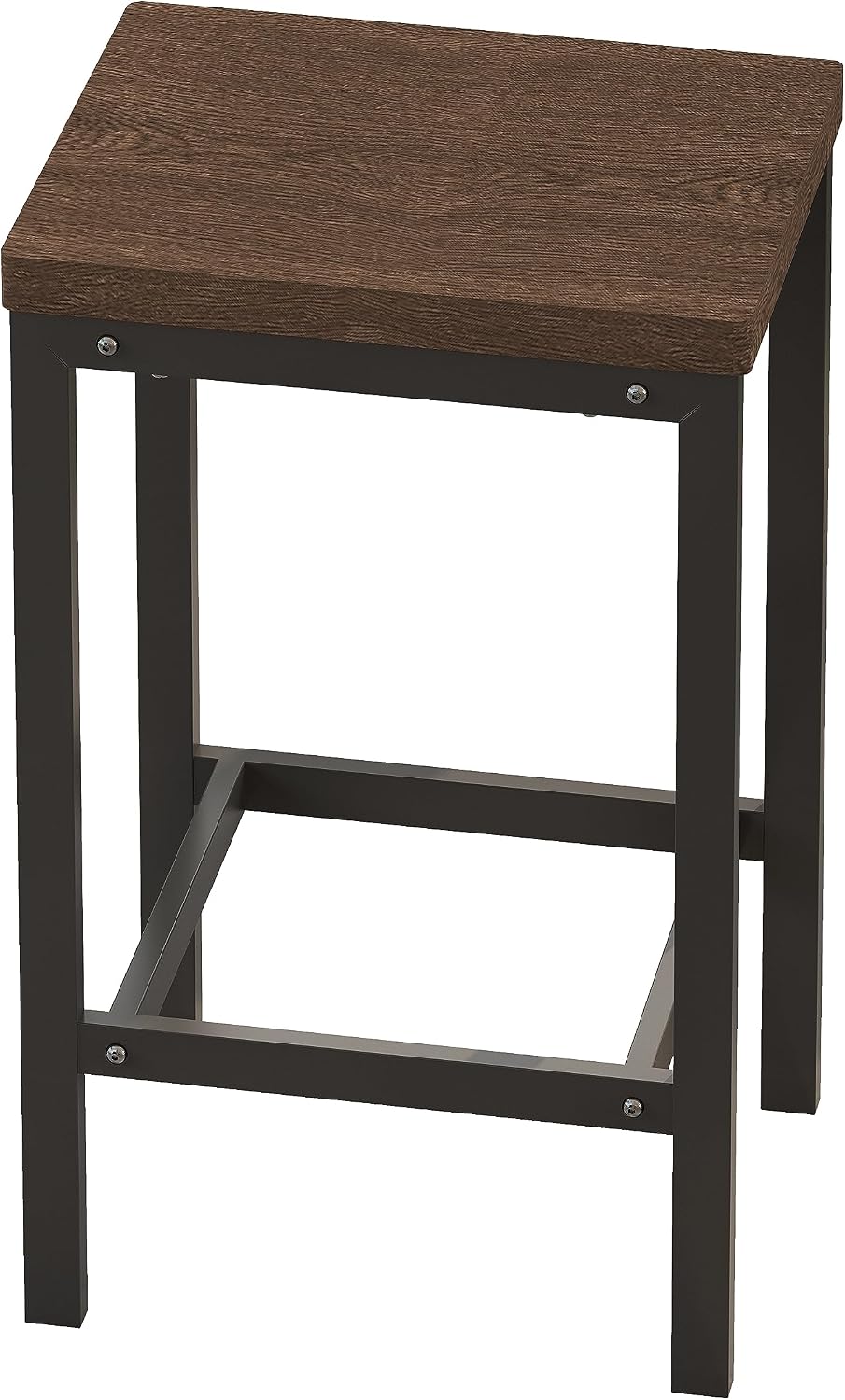 Harper & Bright Designs 4-Piece Dining Set with Long Table & 3 Stools, Space-Saving Design, for Kitchen/Living Room, Dark Brown