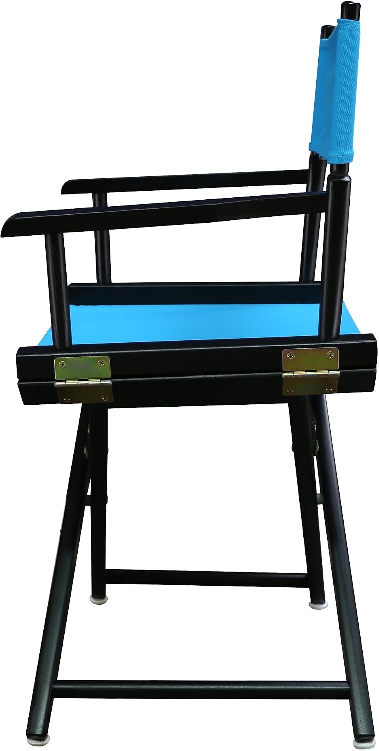 Casual Home 200-02/021-27 Director Chair 18" - Classic Height BlackFrame/Turquoise Canvas