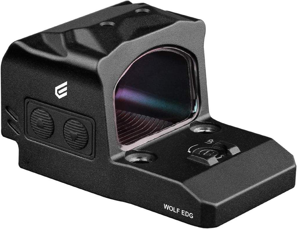 Cyelee Wolf EDG Drop-Proof Enclosed Red Dot Sight for RMR/507C Footprint - 3 MOA Reflex Sight with Motion Deactivated Standby(Similiar to Shake Awake)