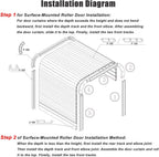 Custom Plastic Roll Up Tambour Storage Cabinet Doors for Kitchen/Garage/Campervan