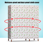 Wardrobe Organiser Durable Wardrobe Storage Thickened Steel Pipe Strong Load-Bearing Tear Resistant Wardrobe Assembly Storage Hang Used for Bedroom Dorm Room (Color : 175X46
