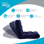 BIRDROCK HOME Adjustable 14-Position Memory Foam Floor Chair – Foldable Video Gaming Chair with Comfy Seat, Thick Cushion and Back Support for Gaming, Reading or Meditation (Blue)