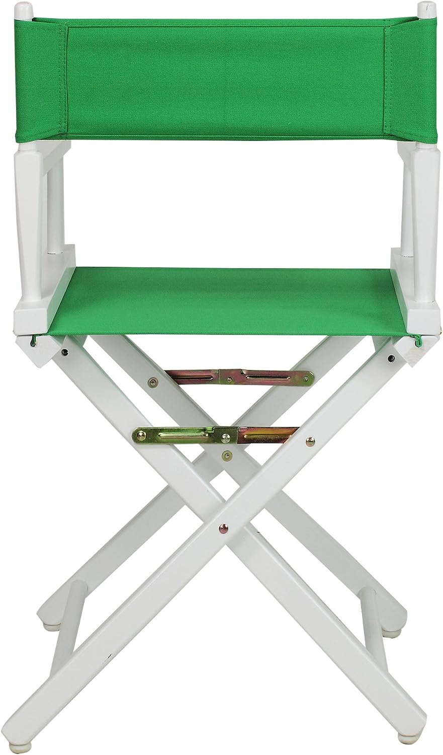 Casual Home 18" Director's Chair White Frame with Green Canvas