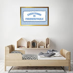 Trendy Blue Stripe Motivation Quote Poster Everything Is Figureoutable Wall Art (2) Canvas Prints Room Aesthetics Posters For Modern Living Room Decor Gifts08x12inch(20x30cm)