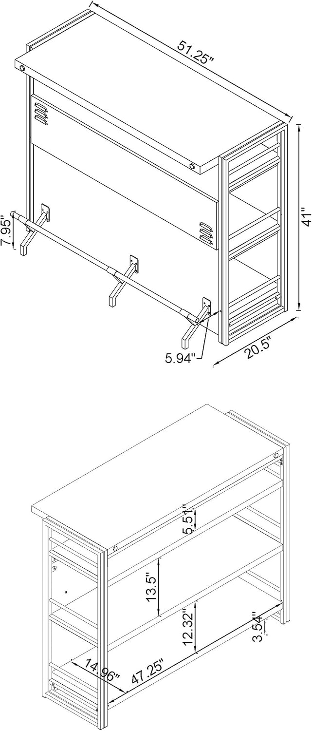 COASTER 130071-CO Bar Unit.