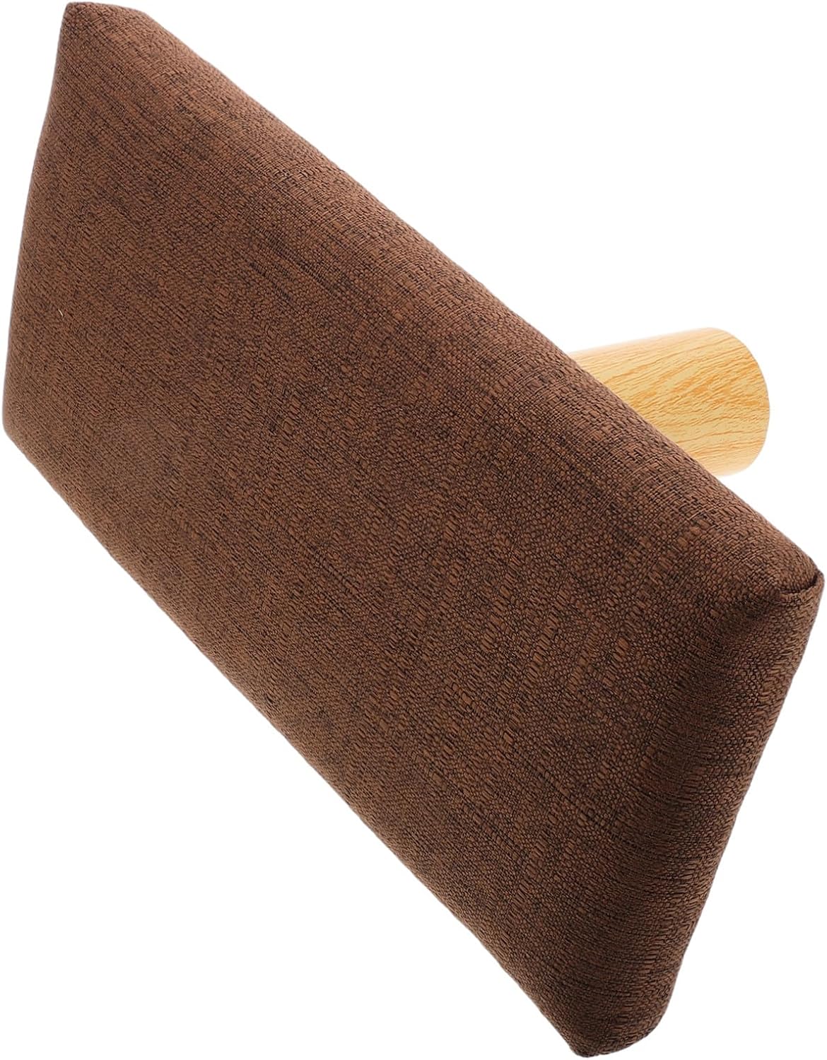 Portable Bench with Cushion, Wooden Stool with Cotton Cloth Cover, Strengthens Core Muscles, Unique Natural Elegance, for Office and Home Use