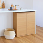 白井産業(Shirai) Pythasier Under Counter Storage, 幅75cm, Natural Brown